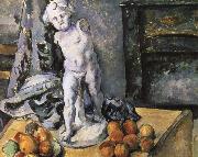 Paul Cezanne God of Love plaster figure likely still life France oil painting reproduction